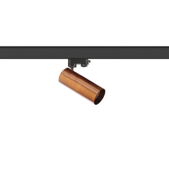 Donolux DL18895R1BBronze Track Светильник трековый, GU10, D57хH202мм, IP20, черный-бронза, без лампы, изображение 3