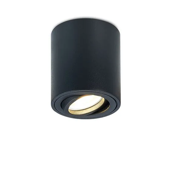 Donolux DL18613R1B Накладной светодиодный светильник, GU10, D80хH90 мм, IP20, черный, без лампы, изображение 4