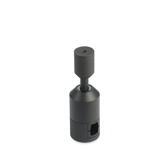 Donolux Single Stand B DL20224 Donolux Magnet Modular System «CODE 1.2», стойка с одиночным фиксатором, H95 мм,  черный, изображение 2