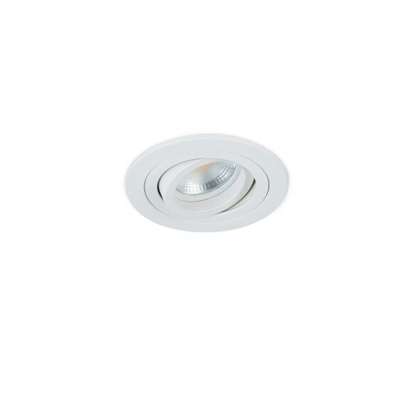Donolux DL1521R1W Светильник встраиваемый, поворотный круглый, GU10, D92хH54мм, IP20, белый, без лампы