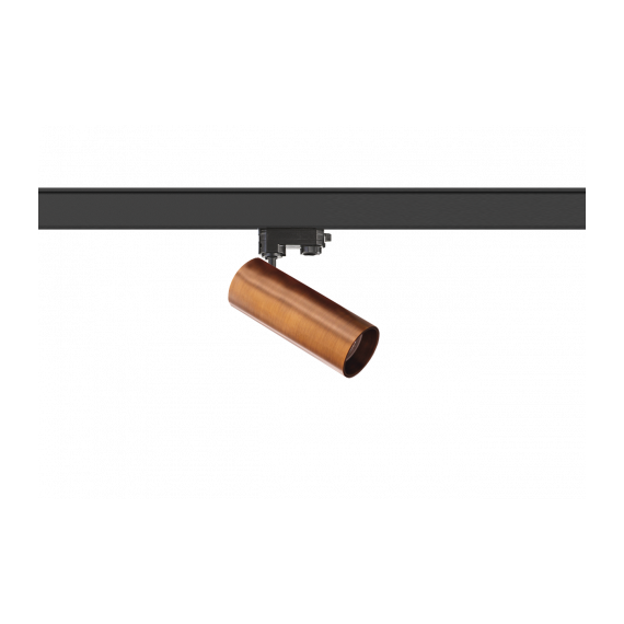 Donolux DL18895R1BBronze Track Светильник трековый, GU10, D57хH202мм, IP20, черный-бронза, без лампы