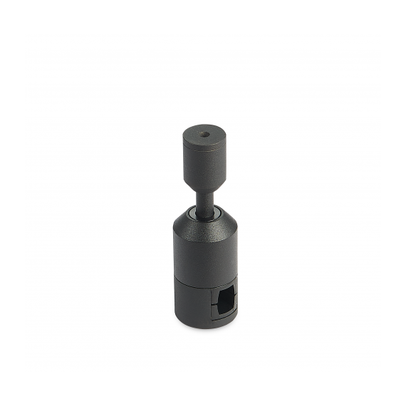 Donolux Single Stand B DL20224 Donolux Magnet Modular System «CODE 1.2», стойка с одиночным фиксатором, H95 мм,  черный