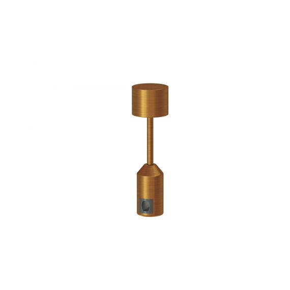 Donolux Power Connector H135 BBr DL20225 Donolux Magnet Modular System «CODE 1.2», адаптер с подводом питания на стойке, H135мм, темная бронз