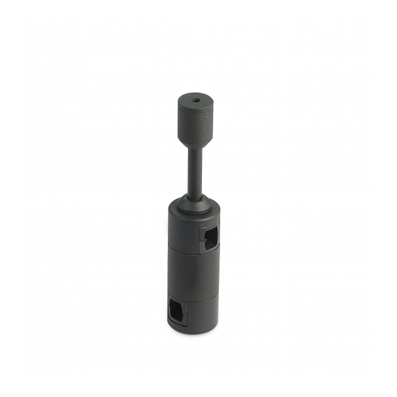 Donolux Double Stand B DL20224 Donolux Magnet Modular System «CODE 1.2», стойка с двойным фиксатором, H135 мм,  черный