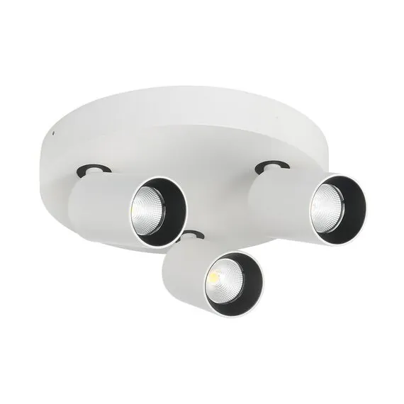 Donolux DL18629-R3 Светильник накладной LED, 27Вт, D60, 260х164мм, IP20, 3000K, 2220Лм, 32° Ra>90, Белый, изображение 3
