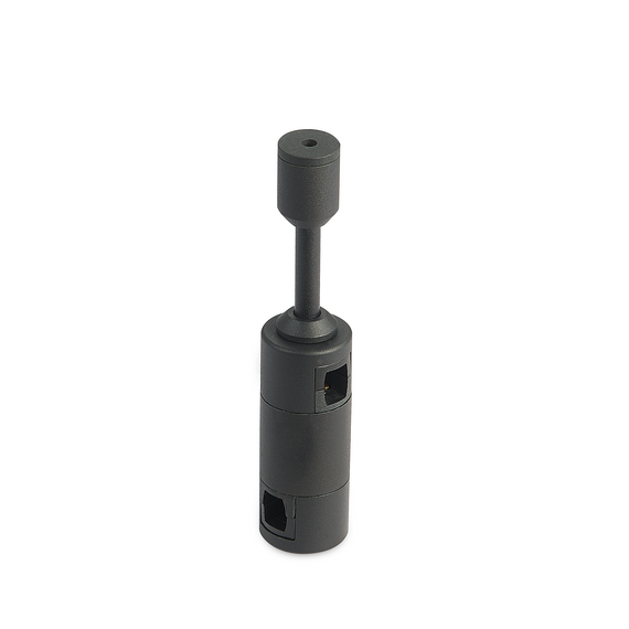 Donolux Double Stand B DL20224 Donolux Magnet Modular System «CODE 1.2», стойка с двойным фиксатором, H135 мм,  черный, изображение 3