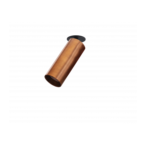 Donolux DL18895R1BBronze IN Светильник встраиваемый, GU10, D57хH185мм,IP20, черный-бронза, без лампы