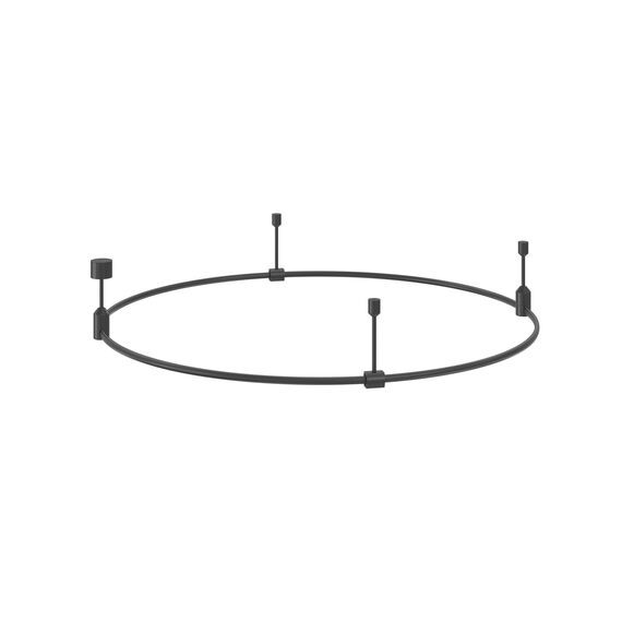 Donolux DL20225D800B Black Donolux Magnet Modular System «CODE 1.2», D800хH135 мм, DC24V, круглое основание для модульных свети, изображение 3