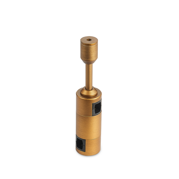 Donolux Double Stand Bbr DL20224 Donolux Magnet Modular System «CODE 1.2», стойка с двойным фиксатором, H135 мм,  темная бронза, изображение 3