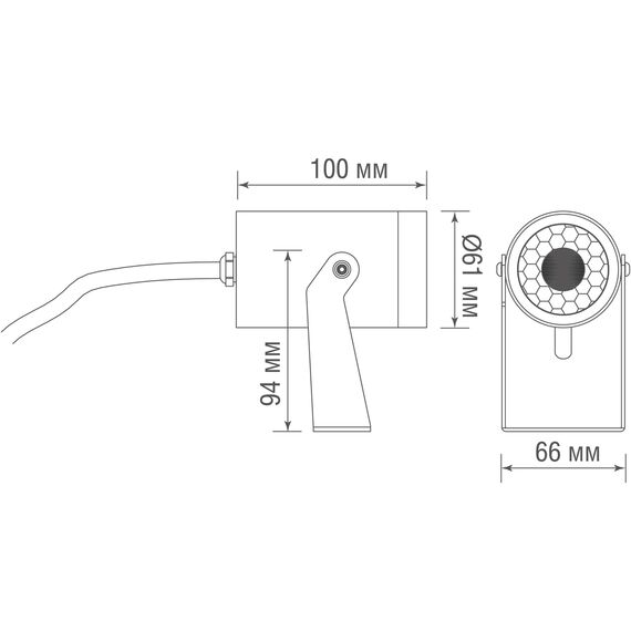 Donolux DL20521W15DG Ландшафтный светильник IP67, D61xH100 мм, 15Вт, 3000К, темно-серый, изображение 5