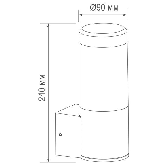 Donolux DL20471W8DG Ландшафтный светильник IP54, D90xW125xH240 мм, 8Вт, 3000К, темно-серый, изображение 5