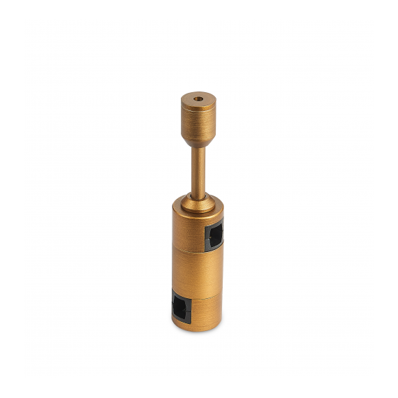 Donolux Double Stand Bbr DL20224 Donolux Magnet Modular System «CODE 1.2», стойка с двойным фиксатором, H135 мм,  темная бронза