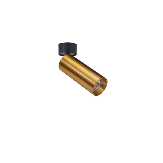 Donolux DL18895R1BBrass ST Накладной светильник, поворотный GU10, D57хH195мм, IP20, черный-латунь, без лампы, изображение 3