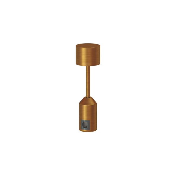 Donolux Power Connector H135 BBr DL20225 Donolux Magnet Modular System «CODE 1.2», адаптер с подводом питания на стойке, H135мм, темная бронз, изображение 3