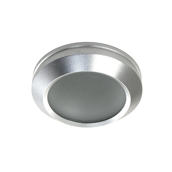 Donolux N1538-S/GLASS Donolux светильник встраиваемый, неповор круглый, MR16,D78 H40, max 50w GU5,3, алюминий, мато