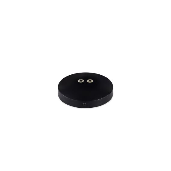 Donolux Ceiling cup DL20751Brushed black 2 Потолочная чаша с 2 отверстиями CASCATA, D120xH35 мм, шлифованный черный, изображение 3