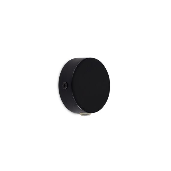 Donolux Base DL20751Brushed black Основание для бра CASCATA, D60xH25 мм, шлифованный черный, изображение 3