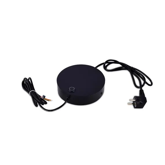 Donolux Driver 60W Scroll Line B Блок питания L8HF с основанием, DC 24В 60В, D150xH37,4 мм, черный, изображение 2