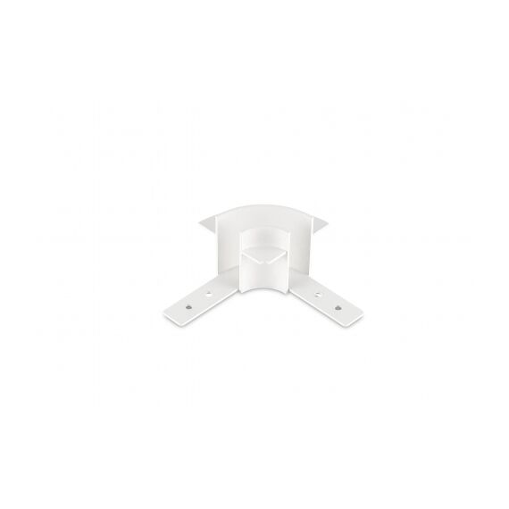 Donolux L round corner DLS InW Круглый угол-соединитель для встраиваемого шинопровода Slim Line, L45*W45*H41 мм, белый