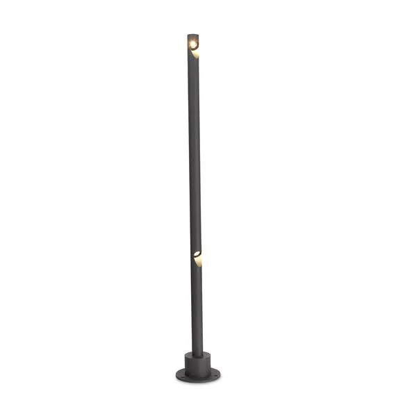 Donolux DL18154W8DG 900 Ландшафтный светильник IP65, D120xH900 мм, 2x4Вт, 3000К, темно-серый, изображение 4
