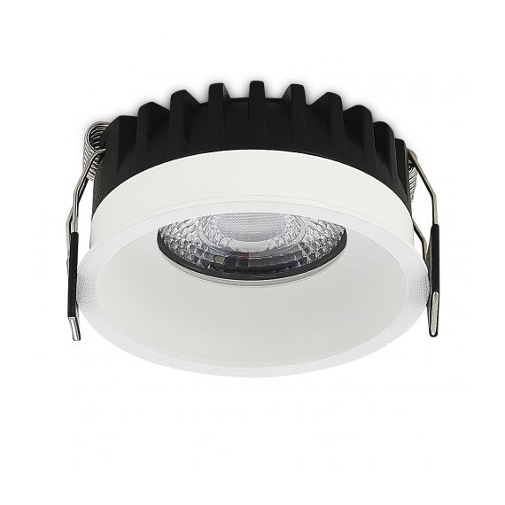 Donolux DL20761R10W1WTriac Светильник встраиваемый CRATER, 10W, 896Lm, 3000K, D82хH40мм, IP20, белый