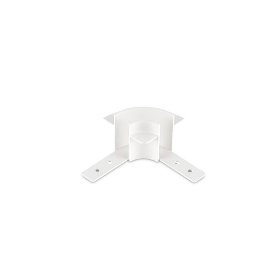 Donolux L round corner DLS InW Круглый угол-соединитель для встраиваемого шинопровода Slim Line, L45*W45*H41 мм, белый, изображение 3