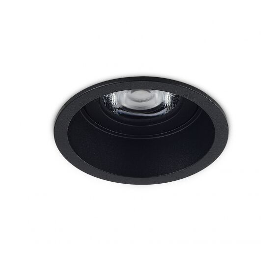 Donolux DL18901R7W1B50 Светильник встраиваемый, поворотный круглый, 7Вт, 3000К, 670Лм,  D80*H53мм, IP20, черный