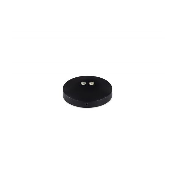 Donolux Ceiling cup DL20751Brushed black 2 Потолочная чаша с 2 отверстиями CASCATA, D120xH35 мм, шлифованный черный