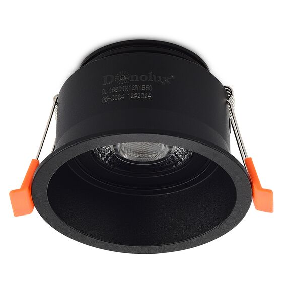 Donolux DL18901R12W1B50 Светильник встраиваемый, поворотный круглый, 12Вт, 3000К, 1026Лм, D84*H63мм, IP20,  белый, изображение 4