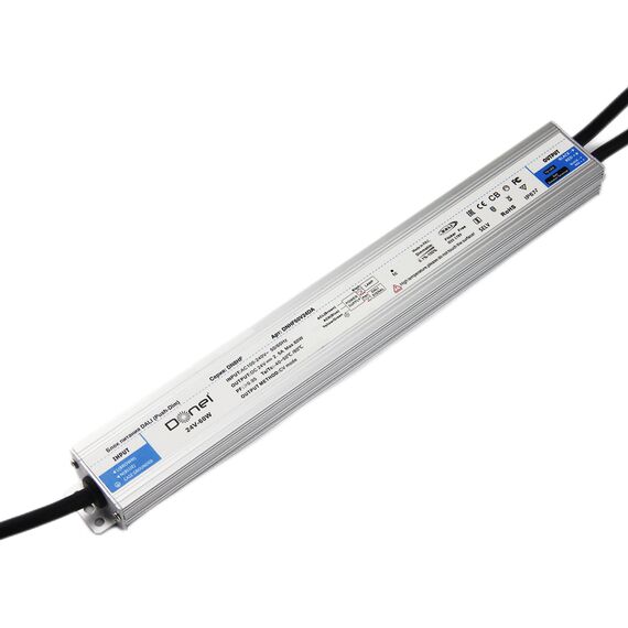 Donolux DNHF60V24DA Блок питания DALI,с функцией Push-Dim, PFC >0.95, 60Вт, изображение 3