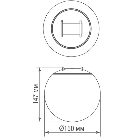 Donolux DL18965R10W1B Светильник для Sling System, BUBBLE, 10Вт, D150xH147 мм, черный, изображение 9