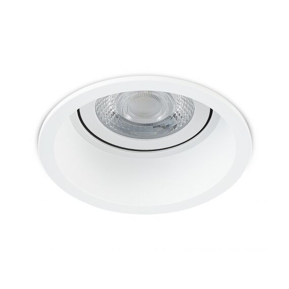 Donolux DL18901R12W1W50 Светильник встраиваемый, поворотный круглый, 12Вт, 3000К, 1026Лм, D84*H63мм, IP20,  белый