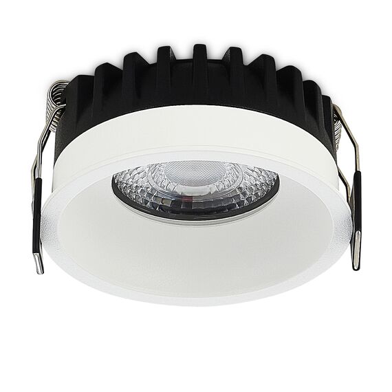 Donolux DL20761R10W1WTriac Светильник встраиваемый CRATER, 10W, 896Lm, 3000K, D82хH40мм, IP20, белый, изображение 3