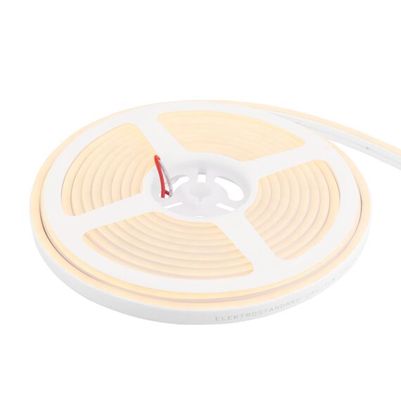 Elektrostandard a056258 24V 10W 120Led 2835 IP65 Гибкий неон 120Led 10W IP65 3300K с боковым свечением теплый белый, 5 м, изображение 6