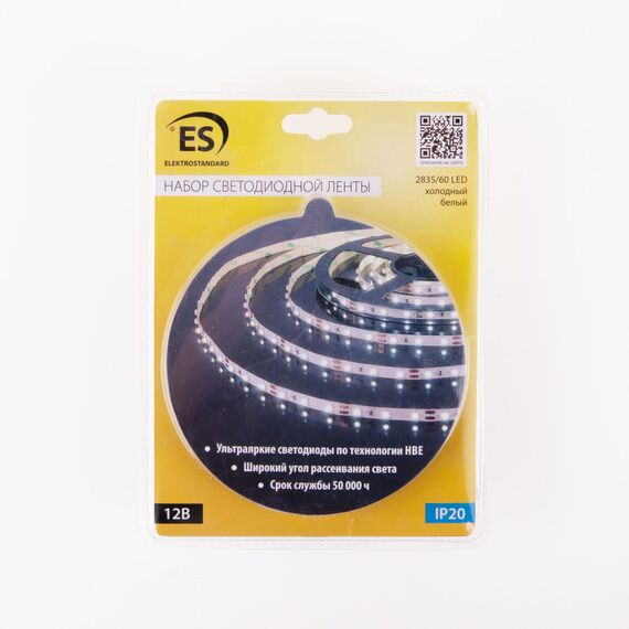 Elektrostandard a049837 SLS 01 CW IP 20 Лента светодиодная Набор светодиодной ленты 5m 2835 12V 60Led 4,8W IP20 6500K холодный белый, изображение 6