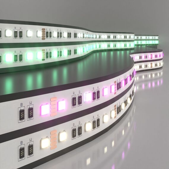 Elektrostandard a053702 5050 24V 60Led 24W IP20 RGBW Лента светодиодная 60Led 24W IP20 RGB 4200K дневной белый