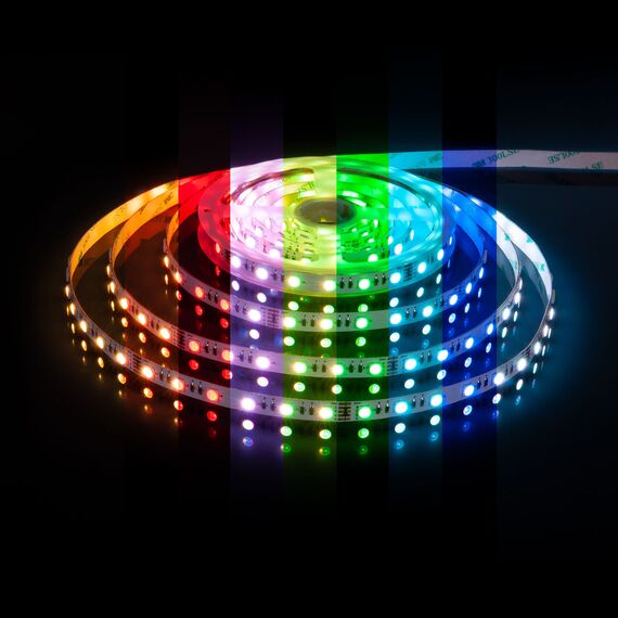 Elektrostandard a053701 5050 24V 60Led 24W IP20 RGBW Лента светодиодная 60Led 24W IP20 RGB 3300K теплый белый, изображение 2