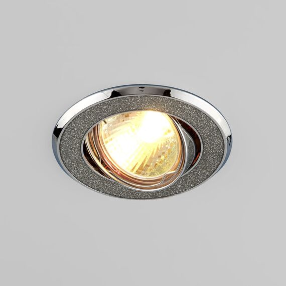 Elektrostandard a032242 611 MR16 SL Светильник встраиваемый серебряный блеск/хром