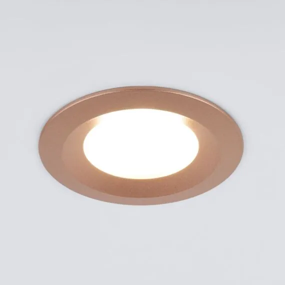 Elektrostandard a053333 110 MR16/ Светильник встраиваемый золотой