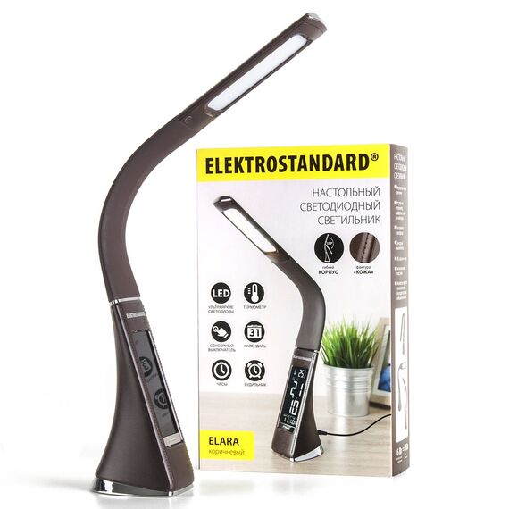 Elektrostandard a037504 TL90220 Светильник светодиодный настольный Elara коричневый