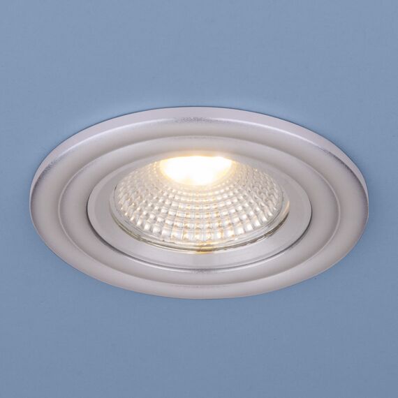 Elektrostandard a038458 9902 LED Светильник встраиваемый 3W COB SL серебро, изображение 2