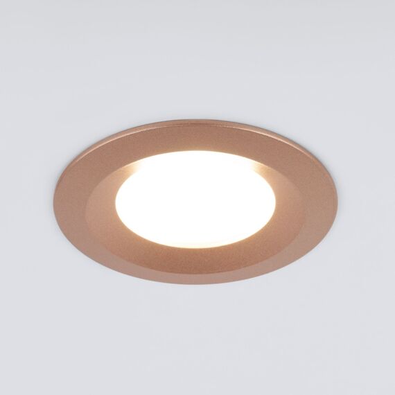 Elektrostandard a053333 110 MR16/ Светильник встраиваемый золотой