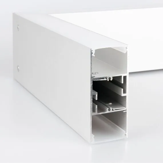 Elektrostandard a041484 101-100-30-128 Линейный светодиодный накладной односторонний светильник 128см 25W 4200K матовое серебро, изображение 5