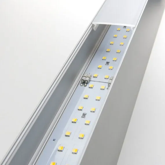Elektrostandard a041477 101-100-40-78 Линейный светодиодный накладной двусторонний светильник 78см 30W 3000K матовое серебро, изображение 4