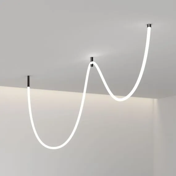 Elektrostandard a063433 Подвесные крепления для круглого гибкого неона Full light черный (FL 2880), изображение 4