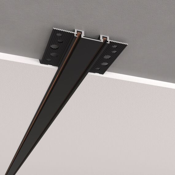 Elektrostandard a063727 Flat Magnetic Шинопровод встраиваемый (2м) чёрный 85130/00, изображение 4