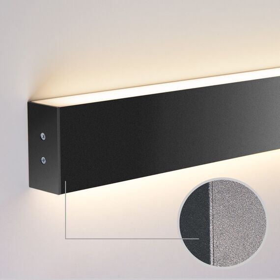Elektrostandard a042917 101-100-40-103 Линейный светодиодный накладной двусторонний светильник 103см 40W 3000K черная шагрень, изображение 3