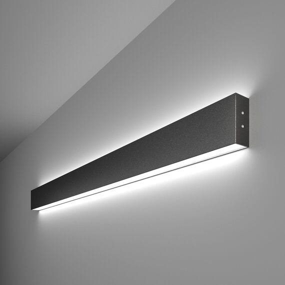 Elektrostandard a042919 101-100-40-103 Линейный светодиодный накладной двусторонний светильник 103см 40W 6500K черная шагрень
