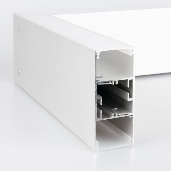 Elektrostandard a041486 101-100-30-53 Линейный светодиодный накладной односторонний светильник 53см 10W 3000K матовое серебро, изображение 4