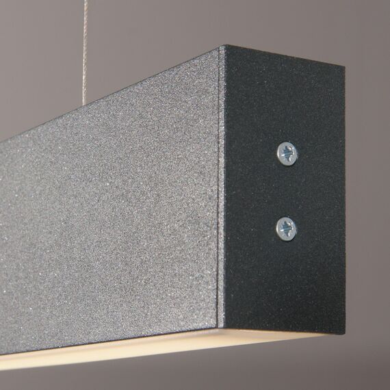 Elektrostandard a046087 101-200-30-53 Линейный светодиодный подвесной односторонний светильник 53см 10W 4200K черная шагрень